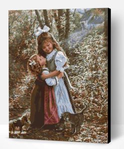 Sisters in Forest Paint By Number