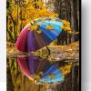 Forest Colorful Umbrella Paint By Number
