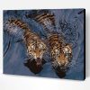 Tigers in The Water Paint By Number