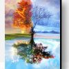 Tree Through Four Seasons Paint By Number