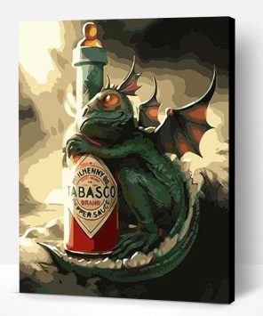 Baby Dragon Tabasco Paint By Number