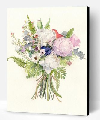 Botanical Flowers Paint By Number