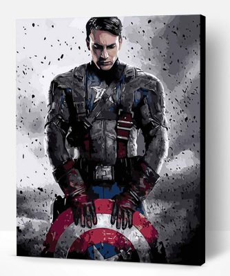 Captain America Avenger Paint By Number