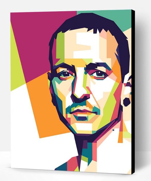 Chester Bennington On Pop Art Paint By Number