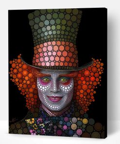 Clown By Circle Paint By Number