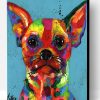 Colorful Chihua Dog Paint By Number