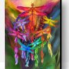 Colorful Dream Catcher Dragonflies Paint By Number