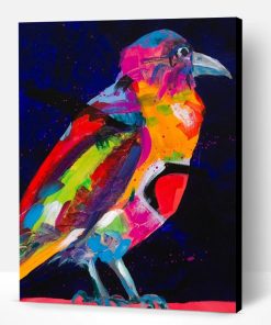 Colorful Raven Paint By Number