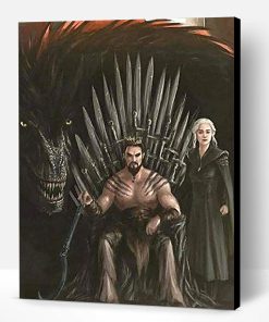 Daenerys With Khal Drogo Paint By Number