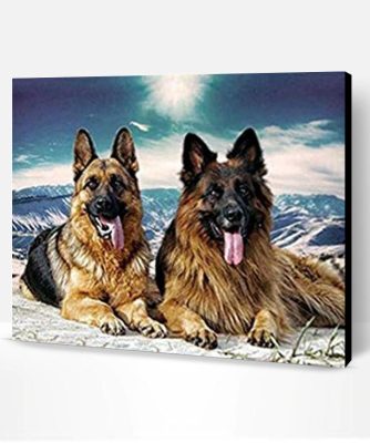 German Shepherd Dog Paint By Number