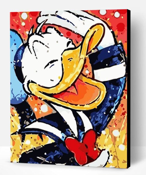 Donald Duck Paint By Number