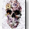 Floral Upland Skull Paint By Number