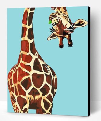 Funny Giraffe Paint By Number