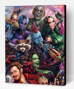 Guardians of the Galaxy Paint By Number
