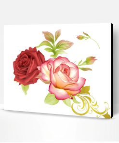 Heirloom Roses Paint By Number