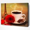 Hot Coffee And Roses Paint By Number