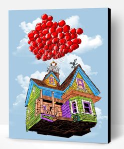 House Ups With Balloon Paint By Number