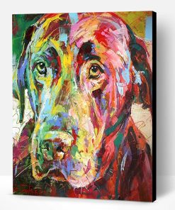 Labrador Colorful Paint By Number