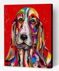 Long Ears Bassett Dog Paint By Number