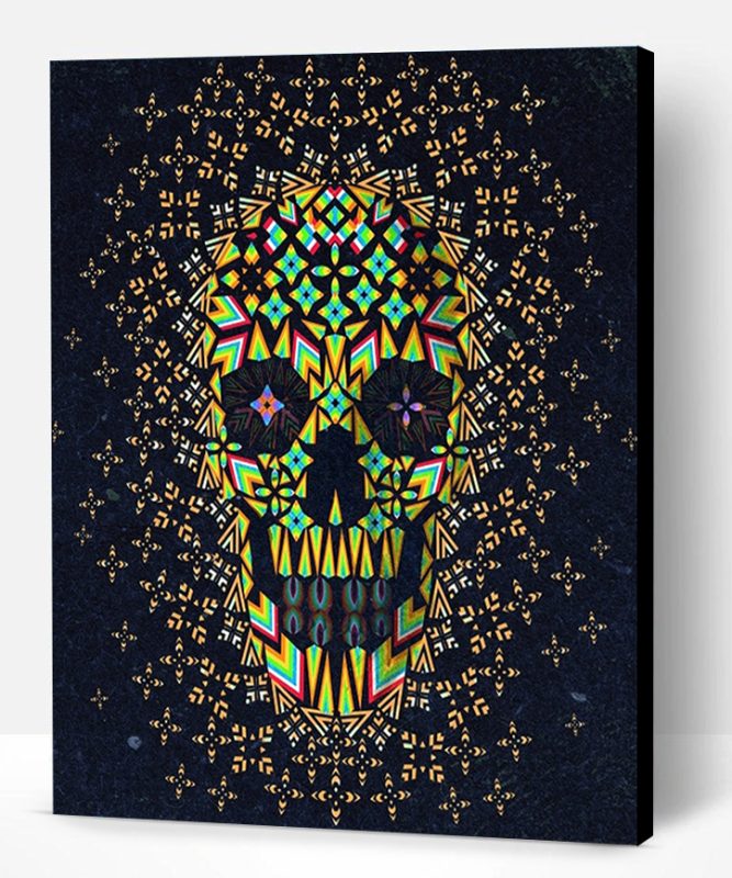 Mandala Skull Paint By Number