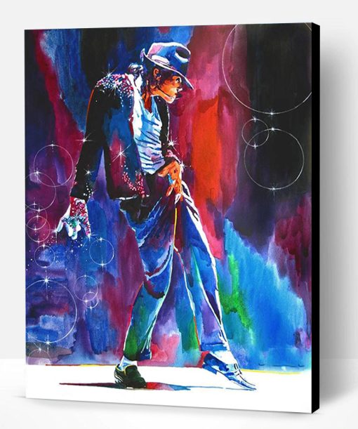 Michael Jackson Action Paint By Number