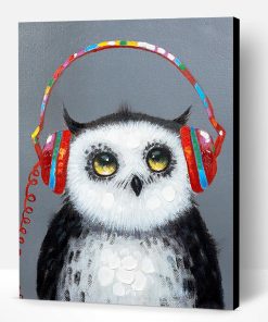 Owl Listened To The Music Paint By Number