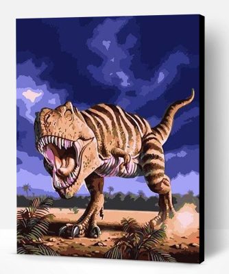 T - REX Dinosaur Paint By Number