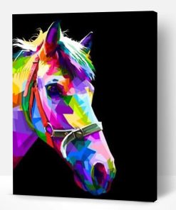 Horse Head on Color Paint By Number
