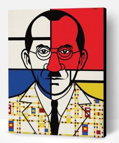 Piet Mondrian Paint By Number