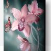 Pink Orchid Paint By Number