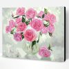 Pink Peony Roses Paint By Number