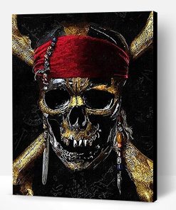 Pirates Skull Paint By Number