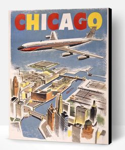 Poster of Chicago Paint By Number