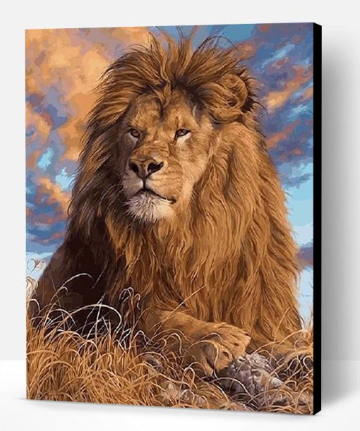 Magnificent Lion Paint By Number