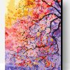 Scenery Of Colorful Trees Paint By Number