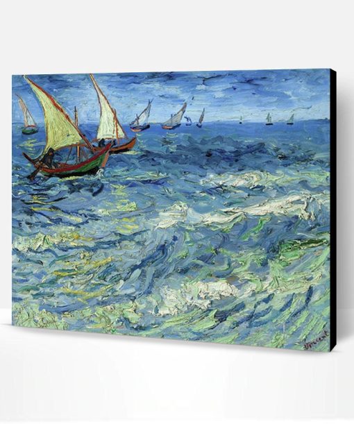 Seascape At Saintes Maries By Vincent Van Gogh Paint By Number