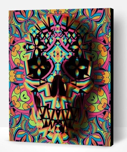 Skull Geo Two Paint By Number