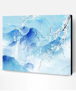 Snow Covered Mountain Paint By Number