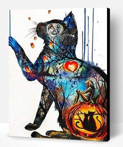 Night Wishes Cat Paint By Number