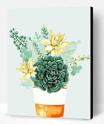 Succulent Bouquet Paint By Number