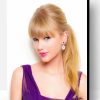 Taylor Swift in Purple Dress Paint By Number