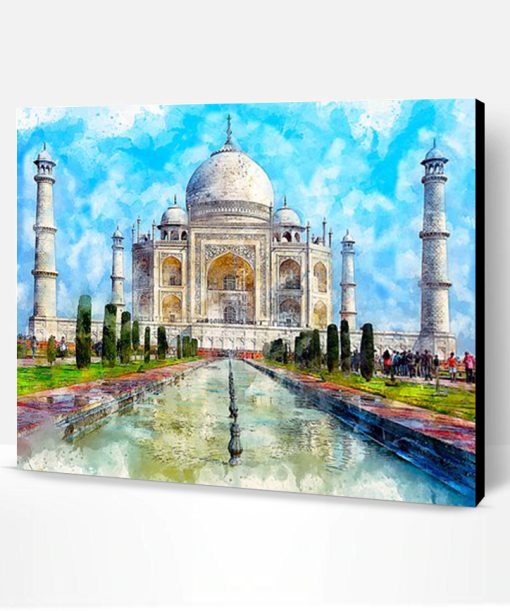 The Taj Mahal Paint By Number