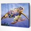 Underwater Sea Turtle Paint By Number
