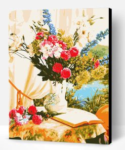 Vase Of Spring Flowers Paint By Number