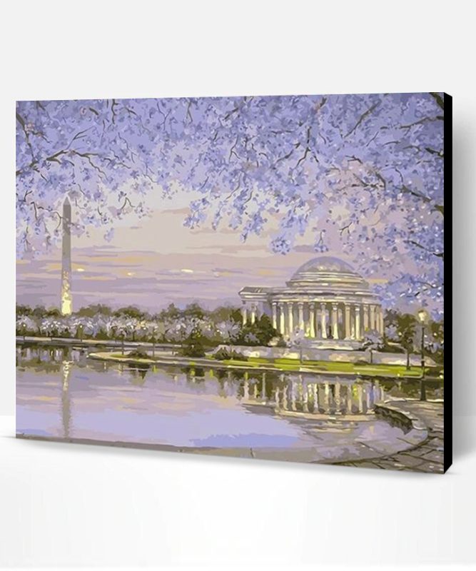 Washington Dc In Spring Paint By Number