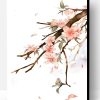 Watercolor Cherry Blossom Paint By Number
