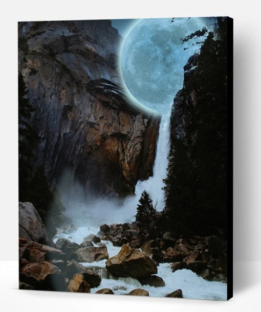 Yosemite Falls Paint By Number