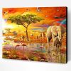 African Savanna Animals Paint By Number