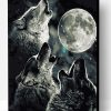 Wolves Howling At The Moon Paint By Number