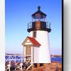 Brant Point Lighthouse Nantucket Paint By Number